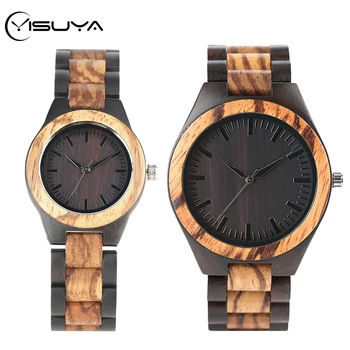 YISUYA Men's Watches Simple Wood Watch Full Wooden Adjustable Patchwork Band Quartz Wristwatch 2020 Clock Male hour Montre Homme
YISUYA Men's Watches Simple Wood Watch Full Wooden Adjustable Patchwork Band Quartz Wristwatch 2020 Clock Male hour Montre Homme