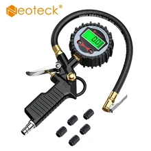 Neoteck Digital Car EU Tire Air Pressure Inflator Gauge LCD Display LED Backlight Vehicle Tester Inflation Monitoring Manometro Neoteck Digital Car EU Tire Air Pressure Inflator Gauge LCD Display LED Backlight Vehicle Tester Inflation Monitoring Manometro