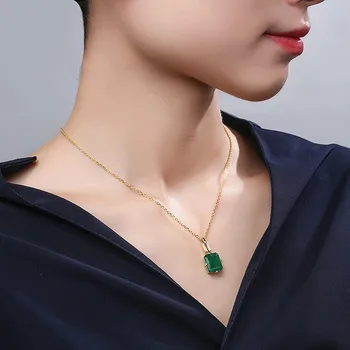 VINTAGE FASHION GREEN CRYSTAL EMERALD GEMSTONES DIAMONDS PENDANT NECKLACES FOR WOMEN 18K GOLD COLOR CHOKER JEWELRY BIJOUX BAGUE
VINTAGE FASHION GREEN CRYSTAL EMERALD GEMSTONES DIAMONDS PENDANT NECKLACES FOR WOMEN 18K GOLD COLOR CHOKER JEWELRY BIJOUX BAGUE