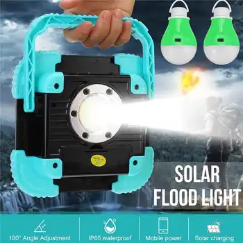 Portable LED Solar Lamp USB Rechargeable 360°Adjustable Flashlight with Light Bulb for Outdoor Garden Camping Tent Fishing
Portable LED Solar Lamp USB Rechargeable 360°Adjustable Flashlight with Light Bulb for Outdoor Garden Camping Tent Fishing