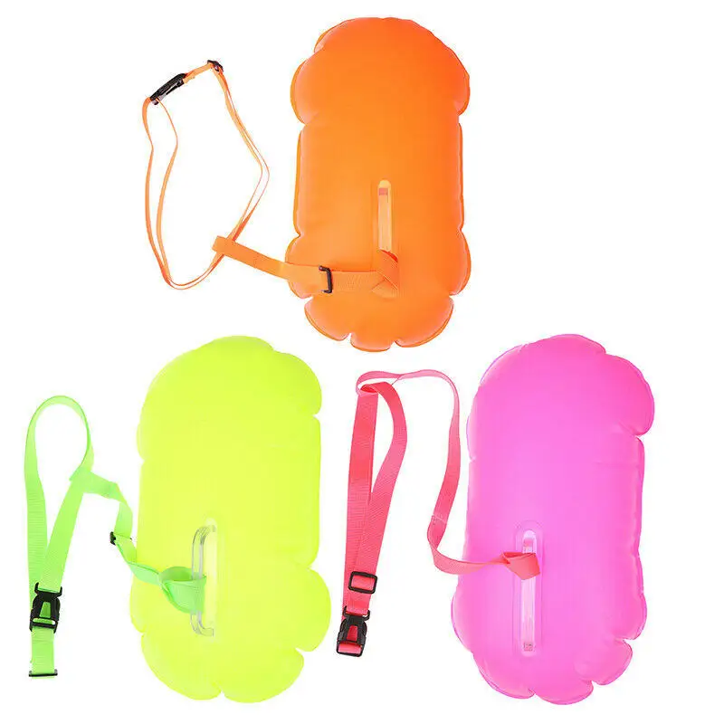 1X Pvc Conspicuous Color Swimming Life Buoy Safety Waterproof Float Inflatable Signal Drift Bag Dry Water Sports Device | Спорт и