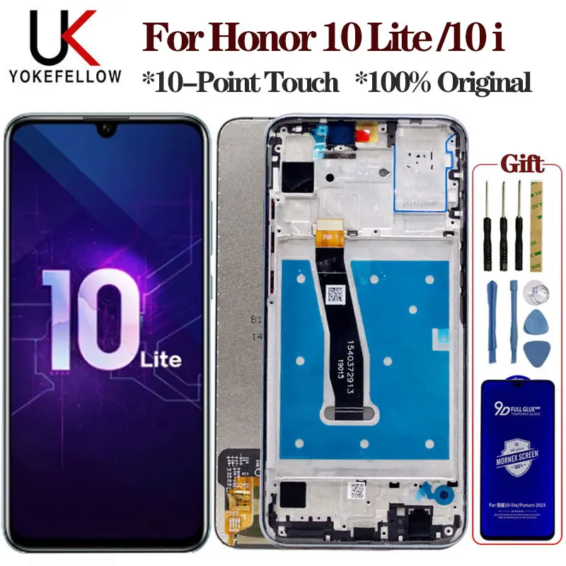 ЖК дисплей для Honor 10 Lite и сенсорный экран дигитайзер полная сборка Дисплей lite LCD /