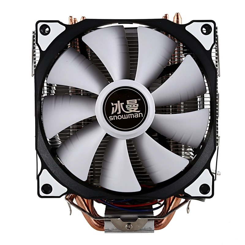 SNOWMAN CPU Cooler Master 5 Direct Contact Heatpipes freeze Tower Cooling System CPU Cooling Double Fan with PWM 2 Fans
SNOWMAN CPU Cooler Master 5 Direct Contact Heatpipes freeze Tower Cooling System CPU Cooling Double Fan with PWM 2 Fans
