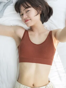 New Style Non-Steel Ring Seamless Bra Breathable Comfortable Thin Push up Vest Style Bra Comfortable Home Cotton Underwear
New Style Non-Steel Ring Seamless Bra Breathable Comfortable Thin Push up Vest Style Bra Comfortable Home Cotton Underwear