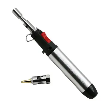 HT-1937 Flame Butane Gas Soldering Iron 12ml Pen Torch Tool Portable Heat Cordless Welding Torches Hot Air Soldering Gun
HT-1937 Flame Butane Gas Soldering Iron 12ml Pen Torch Tool Portable Heat Cordless Welding Torches Hot Air Soldering Gun