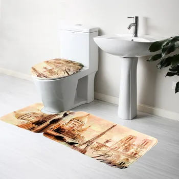 3Pcs Bath Mat Set Anti Slip Carpet Bathroom Rug Modern Eiffel Tower Bathroom Toilet Seat Cover Bathroom Doormat Absorbent Mats
3Pcs Bath Mat Set Anti Slip Carpet Bathroom Rug Modern Eiffel Tower Bathroom Toilet Seat Cover Bathroom Doormat Absorbent Mats