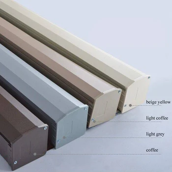 Four Colors Dust Cover White Beam and Metallic Grey Shading Slot Roller Blinds Accessories
Four Colors Dust Cover White Beam and Metallic Grey Shading Slot Roller Blinds Accessories