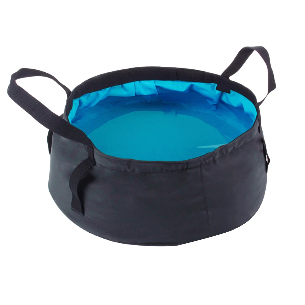 Outdoor Water Bucket Pail Water Container Foldable Water Bag 8.5L for Fishing Camping Travel Hiking Beach Outdoor Water Bucket Pail Water Container Foldable Water Bag 8.5L for Fishing Camping Travel Hiking Beach