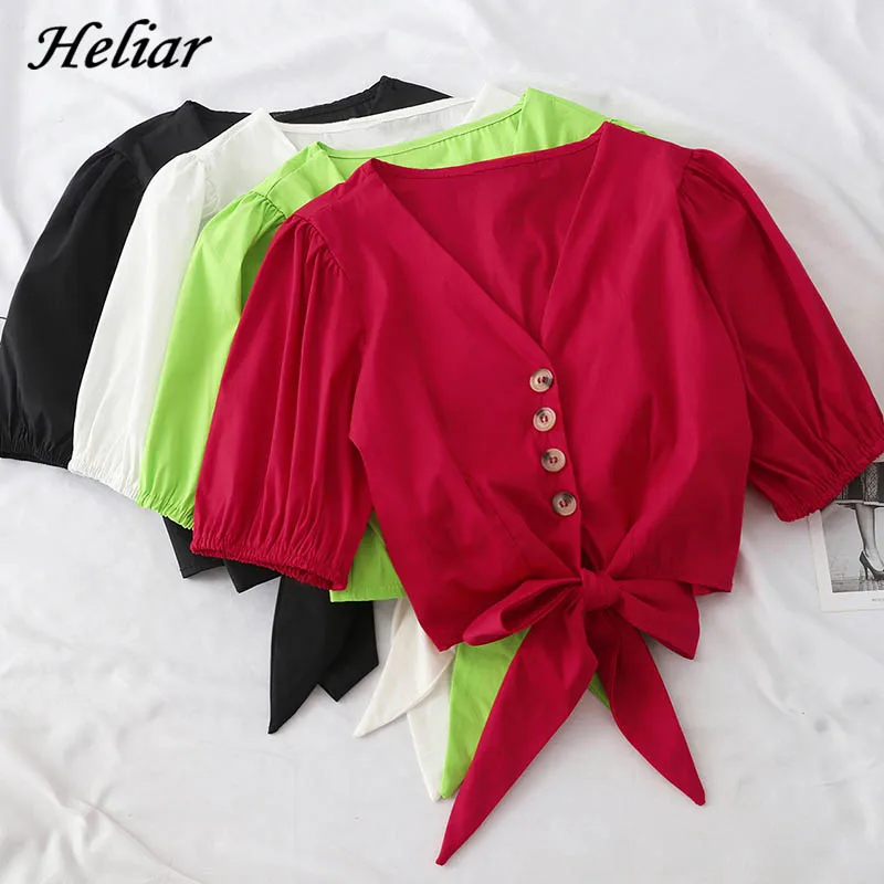 HELIAR Buttoned Up Tops Chic Swallow Tail O Neck Tees Women Solid T-shirt Solid Short Sleeve Women T-shirt And Tops
HELIAR Buttoned Up Tops Chic Swallow Tail O Neck Tees Women Solid T-shirt Solid Short Sleeve Women T-shirt And Tops