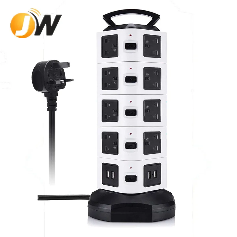 Factory Wholesale Tower Multi-functional Socket 4 USB Five-Tier British Regulatory Intelligent Socket with USB Charger Socket
Factory Wholesale Tower Multi-functional Socket 4 USB Five-Tier British Regulatory Intelligent Socket with USB Charger Socket