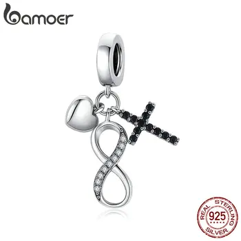 bamoer 925 Sterling Silver Infinity Symbol Charm for Original 3mm Bracelet Accessories Original silver beads make SCC1713
bamoer 925 Sterling Silver Infinity Symbol Charm for Original 3mm Bracelet Accessories Original silver beads make SCC1713