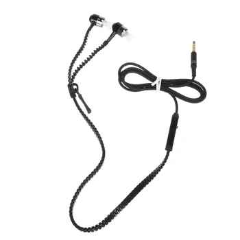 New Stereo Headset Ear Metal Zipper Bass Headphones with Microphone 3.5mm Jack for Mobile Phones and Tablet
New Stereo Headset Ear Metal Zipper Bass Headphones with Microphone 3.5mm Jack for Mobile Phones and Tablet
