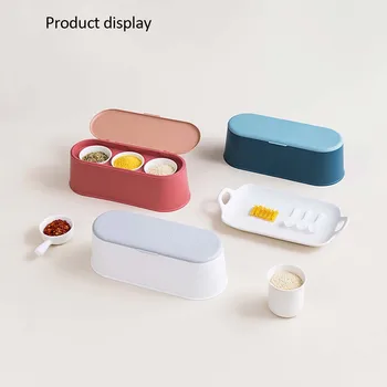Spice box one set kitchen supplies storage household condiment bottled MSG salt cans sugar jar
Spice box one set kitchen supplies storage household condiment bottled MSG salt cans sugar jar