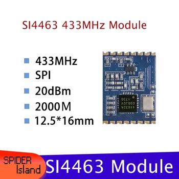 DEBROGLIE SI4463 Wireless Module 433MHz Transceiver Module SPI Wireless Remote Control Module 2000M Module
DEBROGLIE SI4463 Wireless Module 433MHz Transceiver Module SPI Wireless Remote Control Module 2000M Module