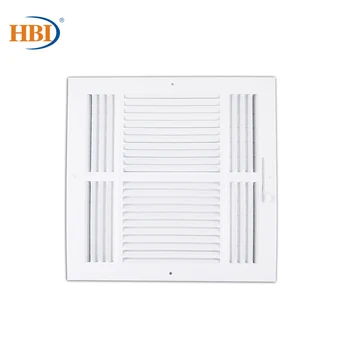 HBI 4Way W12"*H12" Straight-Blade Ventilation Grille Air Outlet Valve Air Supply Register Air Vent Cover Steel Ceiling/Sidewall
HBI 4Way W12"*H12" Straight-Blade Ventilation Grille Air Outlet Valve Air Supply Register Air Vent Cover Steel Ceiling/Sidewall