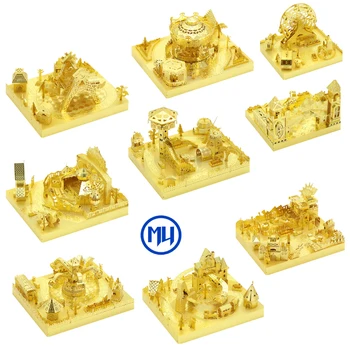 Art Model 3D Metal Puzzle Amusement park Model kits DIY Laser Cut Assemble Jigsaw Toy Desktop decoration GIFT For Children
Art Model 3D Metal Puzzle Amusement park Model kits DIY Laser Cut Assemble Jigsaw Toy Desktop decoration GIFT For Children