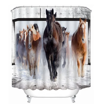 Upscale Shower Curtain Lion Horse Prairie Animals Pattern DIY Printed Bathroom Curtain Waterproof Thicken Fabrics Bath Curtain
Upscale Shower Curtain Lion Horse Prairie Animals Pattern DIY Printed Bathroom Curtain Waterproof Thicken Fabrics Bath Curtain