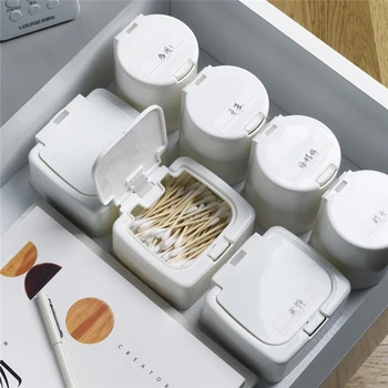 Universal Plastic Storage Box White Button With Lid For Home Jewelry Dental Floss Cotton Swab Organizer Assortment Containers
Universal Plastic Storage Box White Button With Lid For Home Jewelry Dental Floss Cotton Swab Organizer Assortment Containers