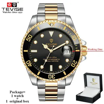 TEVISE Luxury Fashion Casual Business Men Watches Stainless Steel Quartz Man Luminous Wristwatch Relogio Masculino Relojes T801
TEVISE Luxury Fashion Casual Business Men Watches Stainless Steel Quartz Man Luminous Wristwatch Relogio Masculino Relojes T801