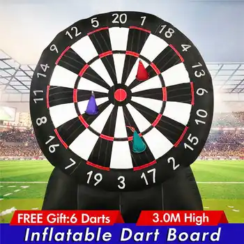 3m/9.85ft Durable Game Huge High Inflatable Dart Board Inflatable Game with 110V Air Blower Outdoor Sports Inflatables Toys 
3m/9.85ft Durable Game Huge High Inflatable Dart Board Inflatable Game with 110V Air Blower Outdoor Sports Inflatables Toys