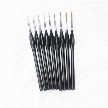 Detail Paint Brushes Set 9pcs Miniature Brushes for Fine Detailing & Art Painting - Acrylic, Watercolor,Oil,Models, Warhammer
Detail Paint Brushes Set 9pcs Miniature Brushes for Fine Detailing & Art Painting - Acrylic, Watercolor,Oil,Models, Warhammer