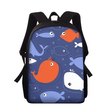 THIKIN Students Mochila Cartoon Whale Animal Printing School Bag New 15-inch Preschool Backpacks For Children Gift Cute Kids 
THIKIN Students Mochila Cartoon Whale Animal Printing School Bag New 15-inch Preschool Backpacks For Children Gift Cute Kids