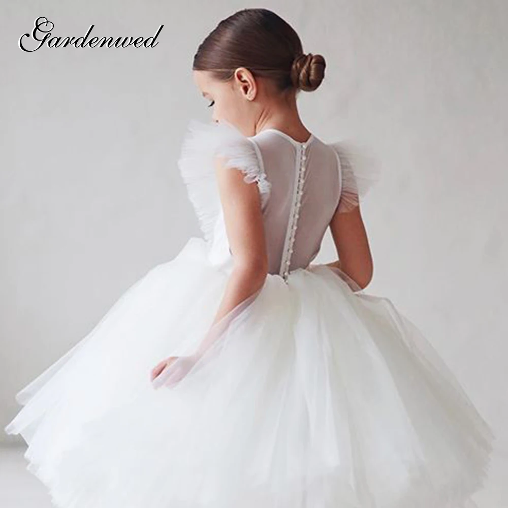 Modern Simple Perspective Back Flower Girl Dresses Kids Organza Sleeves Princess Dresses Back Pearls Beading Communion Dress
Modern Simple Perspective Back Flower Girl Dresses Kids Organza Sleeves Princess Dresses Back Pearls Beading Communion Dress