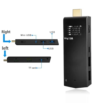 W5 Pro Mini Computer Stick Windowns 10 Mini PC I-ntel A-tom Z8350 4GB DDR 64GB eMMC Support 4K 2.4G/5.8G WiFi CC BT 4.2
W5 Pro Mini Computer Stick Windowns 10 Mini PC I-ntel A-tom Z8350 4GB DDR 64GB eMMC Support 4K 2.4G/5.8G WiFi CC BT 4.2