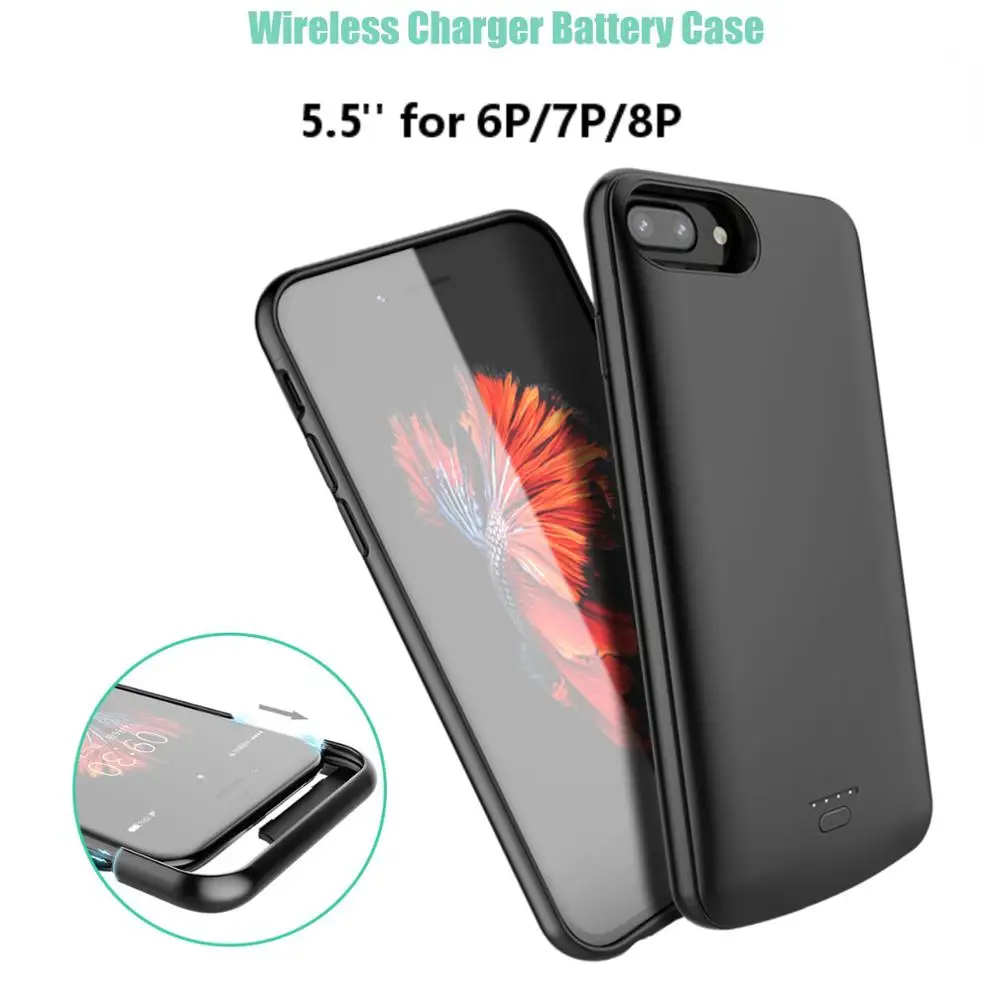 XGODY Shockroof and Slim Battery Case 5500mAh Power Bank External Pack Backup Charger Case for iphone 6P 7P 8P
XGODY Shockroof and Slim Battery Case 5500mAh Power Bank External Pack Backup Charger Case for iphone 6P 7P 8P