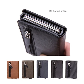 Fashion and Contractred RFID Security Brush Wallet Credit Card Box Card Box Side Push Double Card Bag Wallet Business Pouch
Fashion and Contractred RFID Security Brush Wallet Credit Card Box Card Box Side Push Double Card Bag Wallet Business Pouch