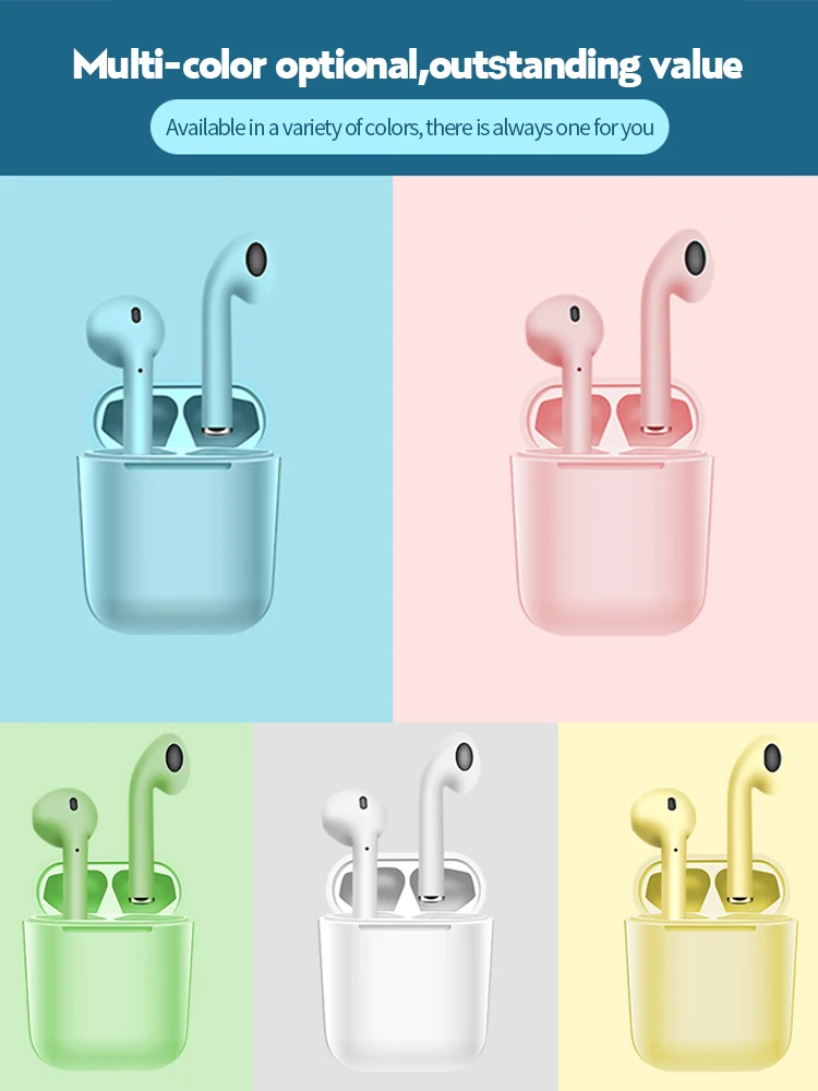 i12 Earpiece Pop Up Bluetooth Earphones Touch Control Wireless Headphone Headsets True Wireless Earbuds Stereo Tws Original
i12 Earpiece Pop Up Bluetooth Earphones Touch Control Wireless Headphone Headsets True Wireless Earbuds Stereo Tws Original
