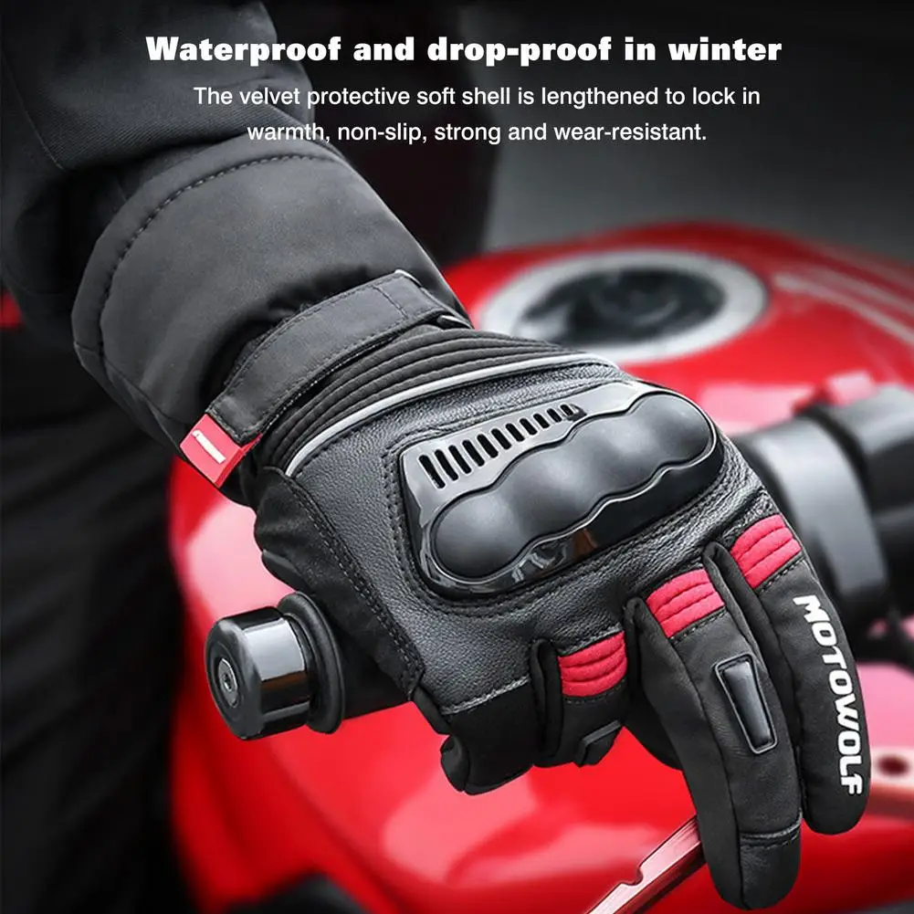 Motorcycle Warm Gloves With Touch Screen In Winter Plus Velvet Lengthen Windproof Waterproof Warm Hands Ridding Gloves
Motorcycle Warm Gloves With Touch Screen In Winter Plus Velvet Lengthen Windproof Waterproof Warm Hands Ridding Gloves