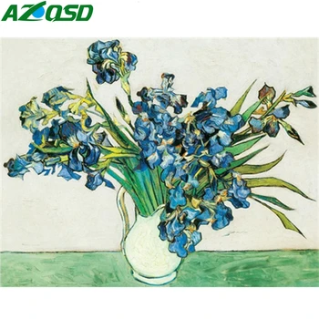 AZQSD Paint By Numbers On Canvas Flower DIY Unframe Home Decoration Coloring By Numbers Vase Handpainted Gift For Adult
AZQSD Paint By Numbers On Canvas Flower DIY Unframe Home Decoration Coloring By Numbers Vase Handpainted Gift For Adult