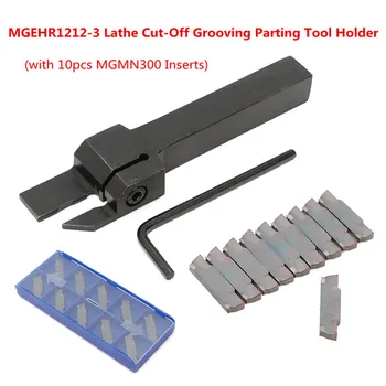 10pcs MGMN300 Inserts + MGEHR1212-3 Lathe Cut-Off Grooving Parting Tool Holder Wrench Turning Tool Set Wood Metalworking Kit
10pcs MGMN300 Inserts + MGEHR1212-3 Lathe Cut-Off Grooving Parting Tool Holder Wrench Turning Tool Set Wood Metalworking Kit