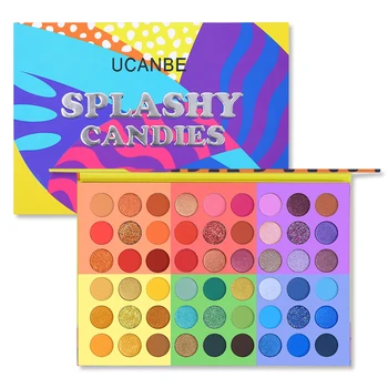 UCANBE Splashy Candies Eyeshadow Palette 54 Colors Metallic Shimmer Matte High Pigmented Eye Shadow Powder Makeup Lasting Eyes
UCANBE Splashy Candies Eyeshadow Palette 54 Colors Metallic Shimmer Matte High Pigmented Eye Shadow Powder Makeup Lasting Eyes