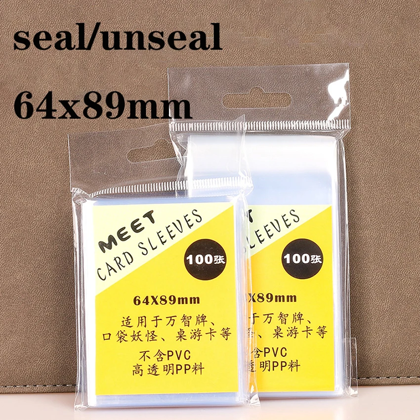 200 PCS/Lot Cards Sleeves Acid Free Transparent Perfect Fit Protector Perfect Size Sleeve For MGT/PKM/STAR REALMS 64x89mm
200 PCS/Lot Cards Sleeves Acid Free Transparent Perfect Fit Protector Perfect Size Sleeve For MGT/PKM/STAR REALMS 64x89mm