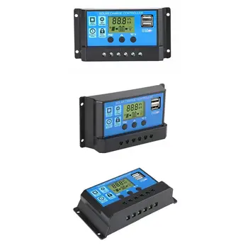 10-60A PWM Solar Panel Regulator 12V-24V Charge Controller Auto Dual USB Digital Display for Lead Acid Batteries LCD Collector
10-60A PWM Solar Panel Regulator 12V-24V Charge Controller Auto Dual USB Digital Display for Lead Acid Batteries LCD Collector