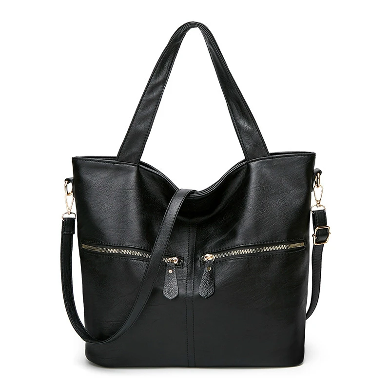 Fashion Luxury Women Handbag Soft Pu Leather Vintage Ladies Zipper Shoulder Bag Female Causal Totes Large Capacity Bolsos Mujer
Fashion Luxury Women Handbag Soft Pu Leather Vintage Ladies Zipper Shoulder Bag Female Causal Totes Large Capacity Bolsos Mujer