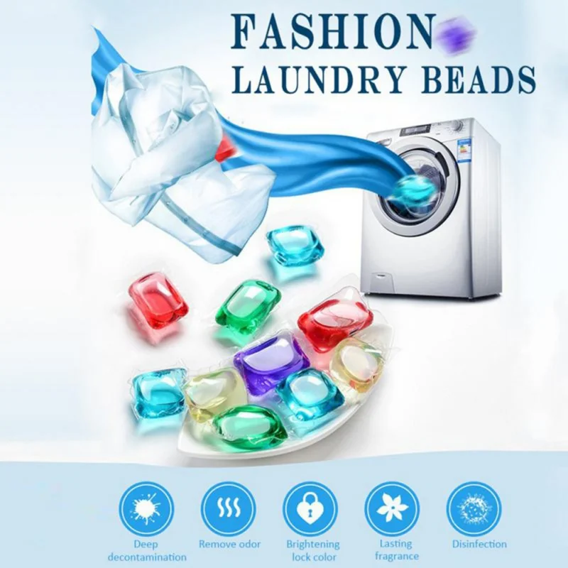 Laundry Ball Multifunction Cleaner Gel Beads Decontamination Lasting Fragrance Antibacterial Clothing Fragrance Washer Liquid c
Laundry Ball Multifunction Cleaner Gel Beads Decontamination Lasting Fragrance Antibacterial Clothing Fragrance Washer Liquid c
