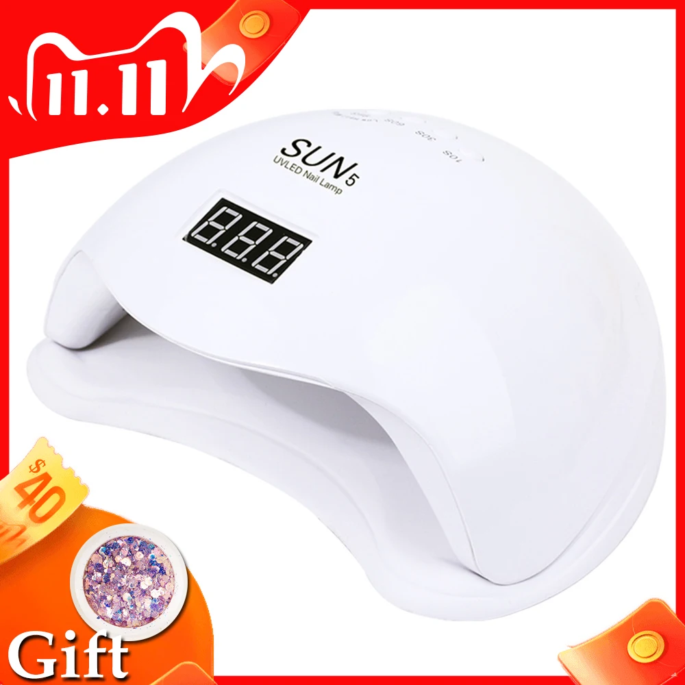 Manicure Lamp Led 48W For SUN5 Led UV Lamp Smart Sensor 10/30/60/99s Timing Sun UV Led Nail Lamp Nail Dryer Gel Tools
Manicure Lamp Led 48W For SUN5 Led UV Lamp Smart Sensor 10/30/60/99s Timing Sun UV Led Nail Lamp Nail Dryer Gel Tools