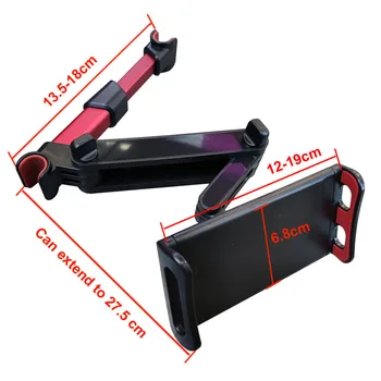 Extensible 360 Degree Rotating for iPad Tablet Stand Back Seat Headrest Mount Bracket 5-11 Inch Car Pillow mobile Phone Holder
Extensible 360 Degree Rotating for iPad Tablet Stand Back Seat Headrest Mount Bracket 5-11 Inch Car Pillow mobile Phone Holder