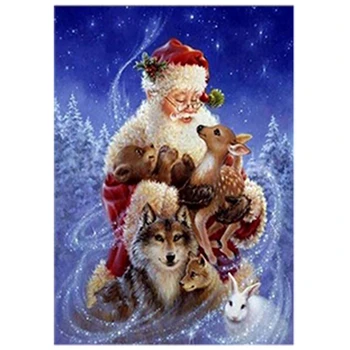 Diy Diamond Painting Round Santa Claus Diamond Embroidery Full Drill Diamond Drawing Mosaic Diamond Draw Christmas Home Decor 
Diy Diamond Painting Round Santa Claus Diamond Embroidery Full Drill Diamond Drawing Mosaic Diamond Draw Christmas Home Decor