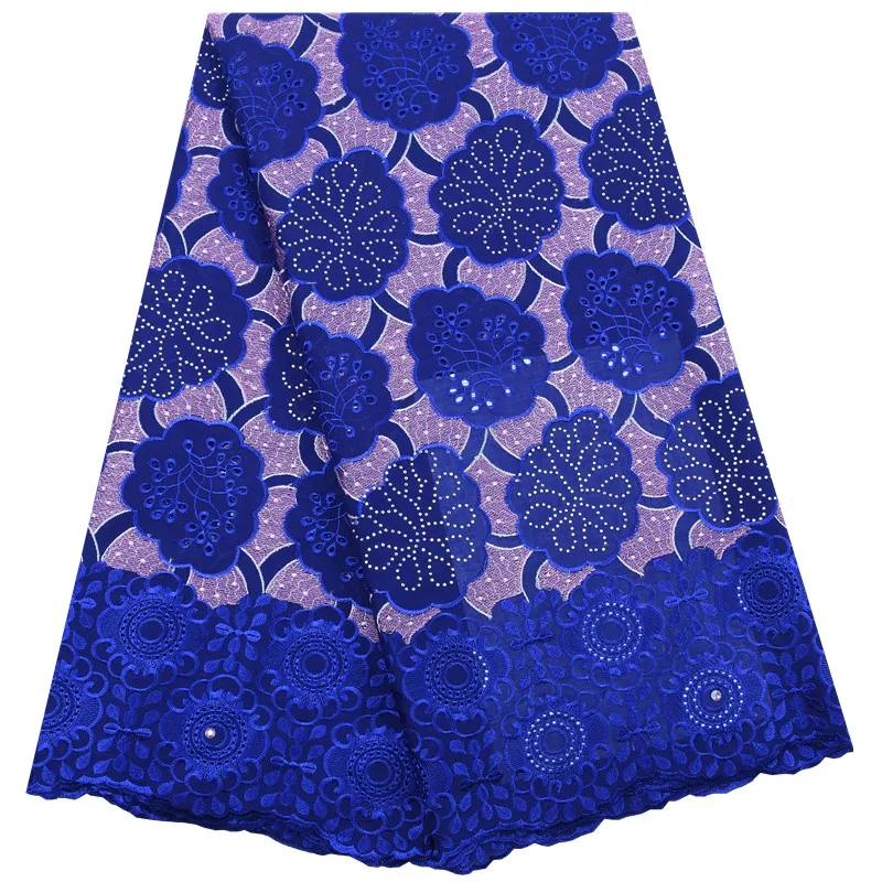 Blue African Lace Fabric High Quality Pure Cotton Lace Fabric Swiss Voile Lace With Stones Swiss Voile Lace In Switzerland 1771
Blue African Lace Fabric High Quality Pure Cotton Lace Fabric Swiss Voile Lace With Stones Swiss Voile Lace In Switzerland 1771