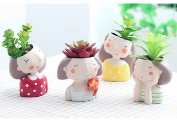 Cute Boys Girls Shaped Succulent Flower Pot For Home Garden Office Desktop Decoration Succulent Cactus Plant Pots Bonsai
Cute Boys Girls Shaped Succulent Flower Pot For Home Garden Office Desktop Decoration Succulent Cactus Plant Pots Bonsai