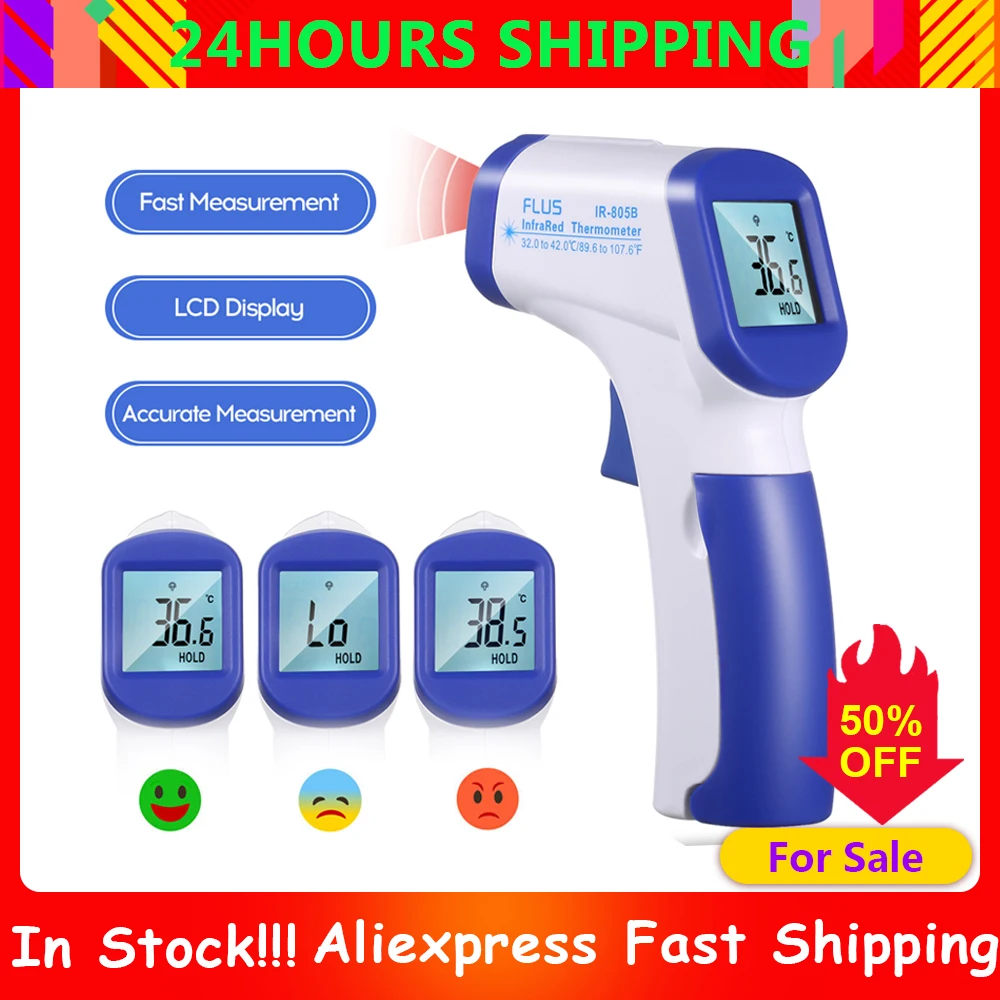 Digital Forehead Thermometer Infrared Thermometer Baby Non-contact Temperature Measurement Meter Fever Temperature Gauge
Digital Forehead Thermometer Infrared Thermometer Baby Non-contact Temperature Measurement Meter Fever Temperature Gauge