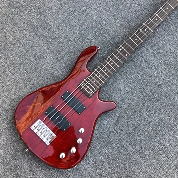 2019 New arrival Wine Red W 5 Strings Bass guitar,Factory Custom solid body Electric Bass
2019 New arrival Wine Red W 5 Strings Bass guitar,Factory Custom solid body Electric Bass