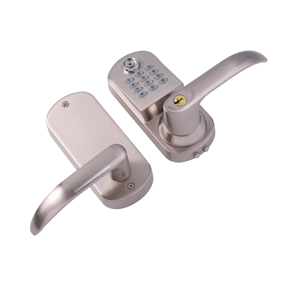 Right and Left Hand Electronic Keyless Code Door Lock,Unlock With Code, TM Cards, And Mechanical Key
Right and Left Hand Electronic Keyless Code Door Lock,Unlock With Code, TM Cards, And Mechanical Key