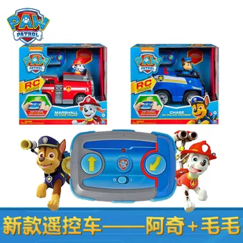 

Genuine Paw Patrol Remote Control chase Police Cruiser with 2-Way Steering Marshall Fire Truck Patrulla Canina Juguete toy doll