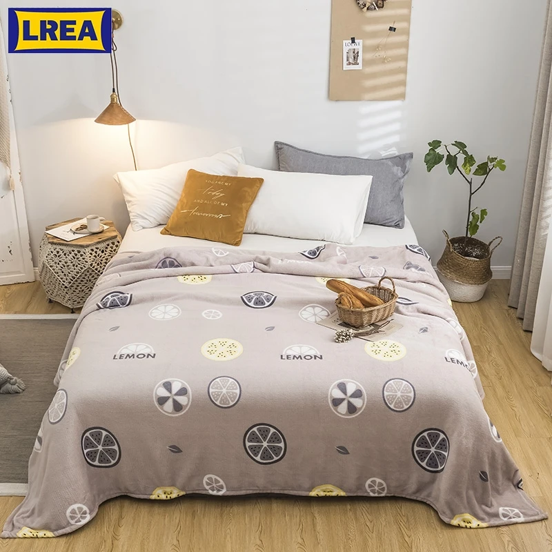 LREA High Density плед Warm Flannel coral Blanket adult lemon pattern For sofa Throw Travel Soft For Beddding
LREA High Density плед Warm Flannel coral Blanket adult lemon pattern For sofa Throw Travel Soft For Beddding