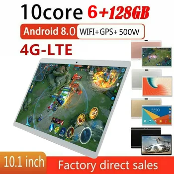 2020 Android 8.0 OS 10 inch tablet Ten Core 4G Call phone tablet 6GB RAM 128GB ROM 1280x800 WiFi Bluetooth Tablet For Gifts
2020 Android 8.0 OS 10 inch tablet Ten Core 4G Call phone tablet 6GB RAM 128GB ROM 1280x800 WiFi Bluetooth Tablet For Gifts